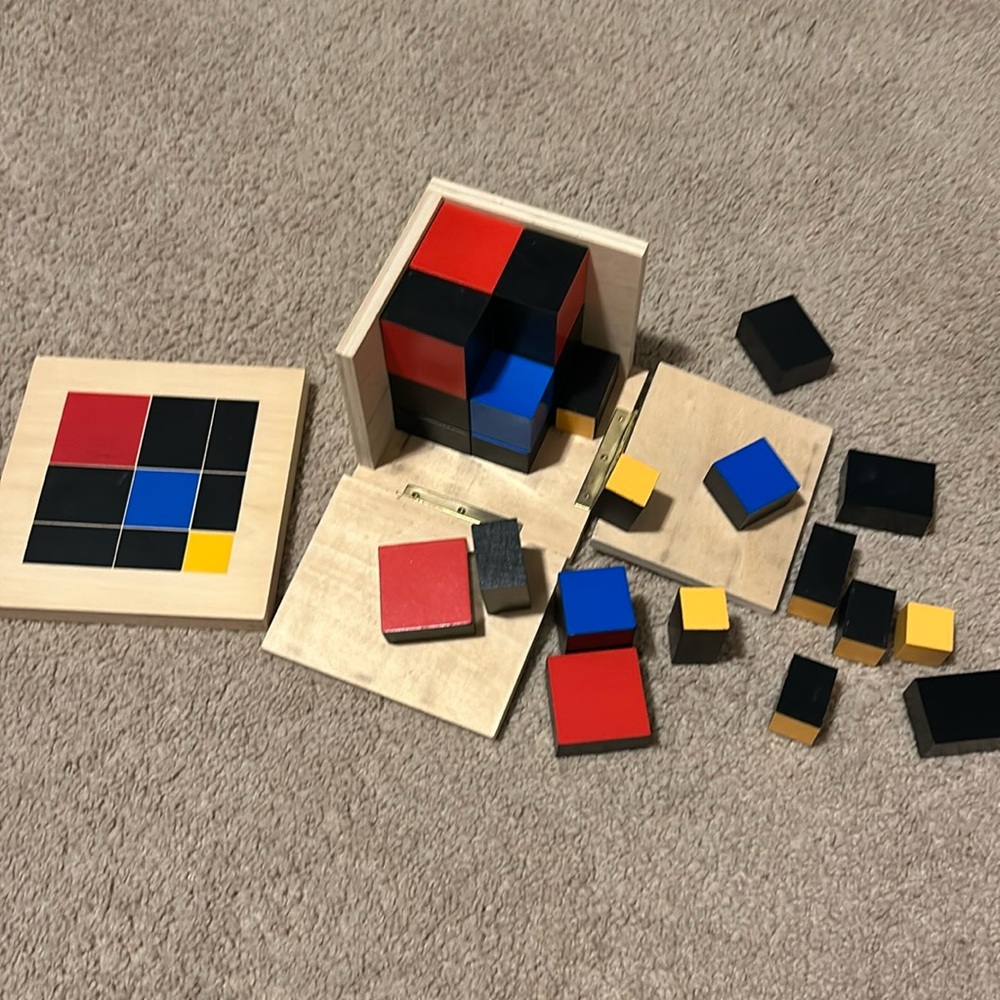 Montessori Trinomial Cube